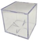 Csp Square Baseball Holder 2-piece Cube Ball Display Case With Built In Cradle