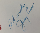 Jerry Carr Nasa Astronaut Skylab Autographed Signed Card