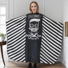 Barber Cape Hair Cutting Gown For Men And Women Hairdressing Salon Cloth Black