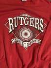 Vintage Rutgers Scarlet Knights Sweatshirt Mens 2xl Red Ncaa Signal Sports 90s