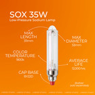 Sox 35w Low Pressure Sodium Lamp Kit