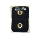 New 4pcs Nhl Boston Bruins Car Truck Front Rear   Back Carpet Floor Mats Set