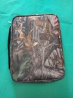 Large Camo Bible Cover Red Leaf