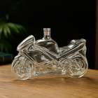 Motorcycle Shaped Whiskey Decanter   Glass Bottle For Liquor  Unique Bar