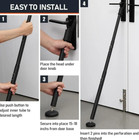 35 -42  Inch Door Security Lock Bar For Burglar Barricade Thief Anti-broken Door