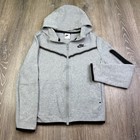 Nike Tech Fleece Boys Gray Full Zip Everyday Comfort Hoodie   Jogger Size L