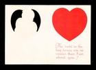 Creepy Circus Clown  nuts In The Bug House Are No Crazier   vtg Valentine Card