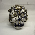 Real Sugar Skull Mexican Folk Art Dia De Los Muertos Halloween Handmade Fastship