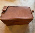 Hartmann Vintage Leather Train Case Makeup Carry On  Interior 15   Free Shipping
