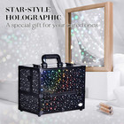 Makeup Case 6 Trays Large 14  X 8 5  X 11  Train Cases Cosmetic Organizer Storag