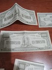 11 Total Bills  Game Banknote  Playland Toy Paper Money Vintage Collectible