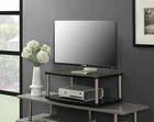 Designs2go 26 Inch Double Tier Swivel Riser  Black