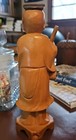 Vintage Hand Carved Asian Scholar 8 1 2  In Height