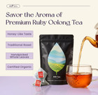 Pipi Tea Organic Oolong Tea Bags Whole Leaf 20bags 4g  Cortisol   Calming Tea