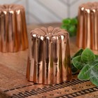 Set Of 4 Or 6 Copper Canele Pastry Molds 2  Traditional Size French Caneles N s