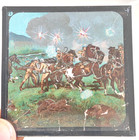 Magic Lantern Slide Boer War 1900 Lieutenant Roberts Trying To Save Guns Natal