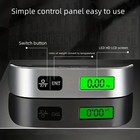 Portable Digital Luggage Scale  110 Lbs   50 Kg  Lcd Display Hanging Weighing 