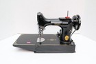 Vintage 1950 Singer Featherweight Sewing Machine 221 W Case   Peddle Antique-
