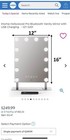 Ihome Hollywood Pro Led Lighted Bluetooth Vanity Makeup Mirror Usb 12x16 Silver