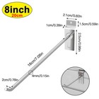 100 Pack Slat Wall Hanging Hooks 8   10 Inch Slat Panel Hooks Garage Heavy Duty 