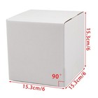 Sunlph White Shipping Boxes 6x6x6 Inches Small Corrugated 6 X 6 X 6 