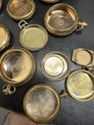 Lot 526 Grams Clean Gold Filled Pocket Watch Cases Watches  For Parts   Scrap