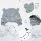 Baby Beanie Hat For Winter With Earfalp Cute Bear Kids Toddler Girls Boys Warm