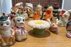 Vintage Salt   Pepper Shakers lot Of 11 Sets Of Ceramic Japan Birds Frogs Owls