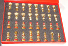 Franklin Mint Coca Cola Stained Glass Collectors Chess Set Unused  new Retired
