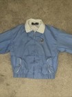 Vintage Walt Disney Mickey Mouse Light Blue Full Zip Jacket Adult Large