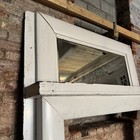 Antique Oak Mirror Framed Reclaimed Fireplace Mantel Surround