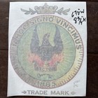 Jumbo Victor Antique Safe Decal  Emblem  Inner Door Eagle Sticker  Reproduction