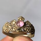 Extremely Very Rare Ancient Roman Bronze Ring Vintage Intaglio Stunning