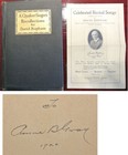 David Bispham Opera Singer Antique Hand Signed Autographed Photos And Book Lot