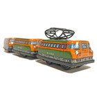 Vintage Japanese Wind-up Express Train Tin Toy Set     3 Cars   Boxed