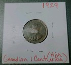 Rare Canada 1929 High 9 Variety Small Cent Penny Canadian Obverse Corrosion