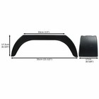 Mudguard For Trailer Wheels 8  Plastic Pair   Wing   Fender Tr001