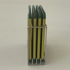 4 John Deere Metal Cork Coasters In Metal Rack