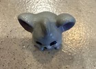 Vintage Miniature Gray Mouse Ceramic Figurine 1 125  Tall Hagen-renaker 