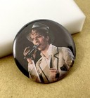 David Bowie 1983 Vintage Pinback Button Badge Serious Moonlight