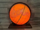Vintage Cram s Plasti-lite 12  Illuminated Light Up World Globe Atlas Stand