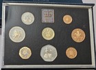 1984 Great Britain 8 Coin Royal Mint Proof Set - Original Case - Free Shipping 