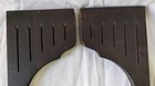 Pair Antique Victorian Walnut Brackets Corbels Supports 13  High