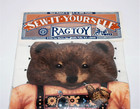 Toy Works Sew It Yourself Teddy Bear W Pipe Jeans Rag Doll Museum Collection Nos
