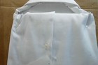 Van Heusen Mens Regular Fit Dress Shirt Medium 15-15 5 32-33 White Solid