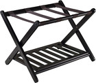 Luggage Rack Stand 2 Shelf Suitcase Holder Storage Bag Travel Folding Organizer