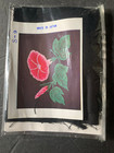 Vintage Japanese Bunka Needle Frame Embroidery Kit Morning Glory  5x7