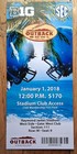 2018 Outback Bowl Michigan Wolverines Vs South Carolina Football Ticket Nice