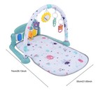 Baby Play Mat Kick And Play Musical Activity Gym For Newborn To Toddler Ages