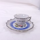 Vintage United States Of America Seal Souvenir Bicentennial Miniature Cup Saucer